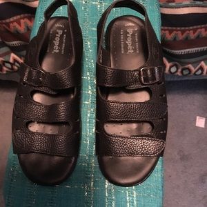 Propet Black Sandals